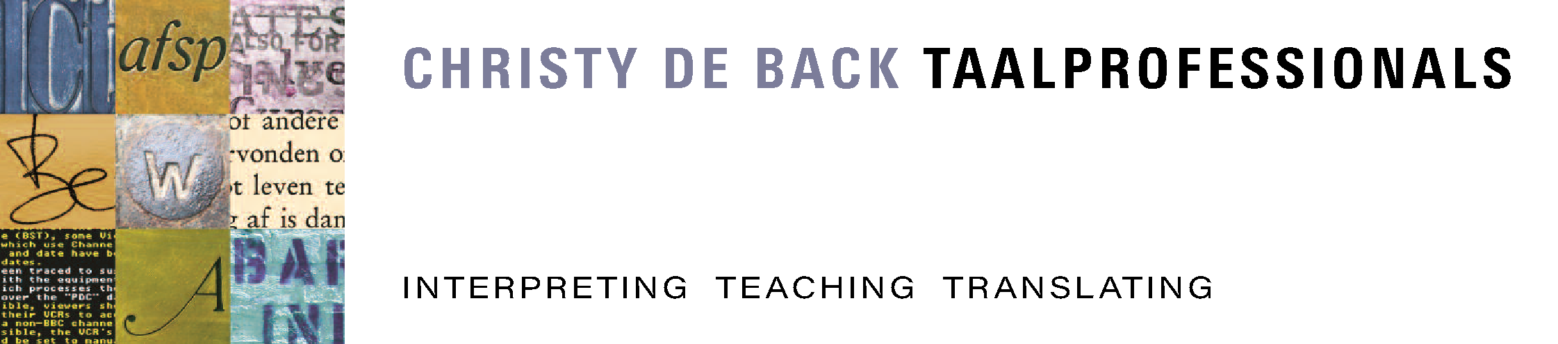 Logo Christy de Back
