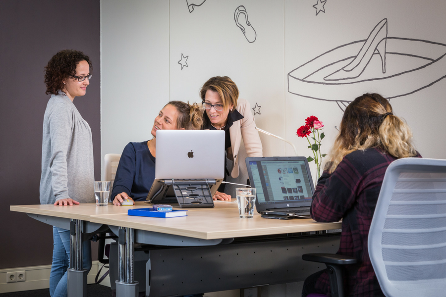 Vrouwelijke ondernemers aan het werk bij Good Place 2 Work